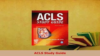 Download  ACLS Study Guide Free Books