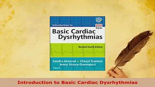 Download  Introduction to Basic Cardiac Dysrhythmias PDF Book Free