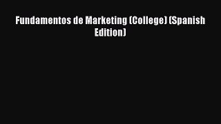 Read Fundamentos de Marketing (College) (Spanish Edition) Ebook Free