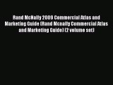 Read Rand McNally 2009 Commercial Atlas and Marketing Guide (Rand Mcnally Commercial Atlas