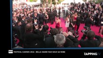Cannes 2016 : Bella Hadid met le feu au tapis rouge