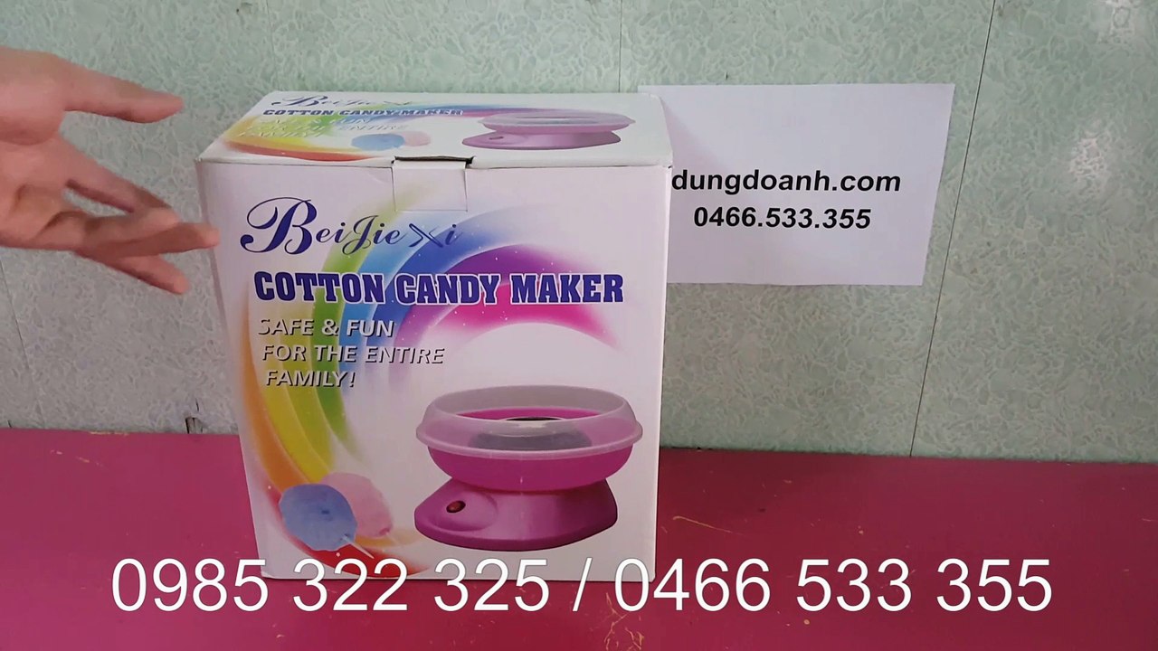 Máy làm kẹo bông mini gia đình