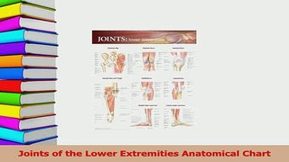 Read  Joints of the Lower Extremities Anatomical Chart Ebook Free