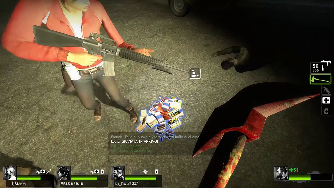 Giusy gioca a left 4 dead 2