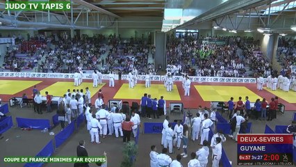 TAPIS 6 - COUPE DE FRANCE MINIMES PAR ÉQUIPES DE DÉPARTEMENTS -CEYRAT, 2016 - LIVE 7 (54)
