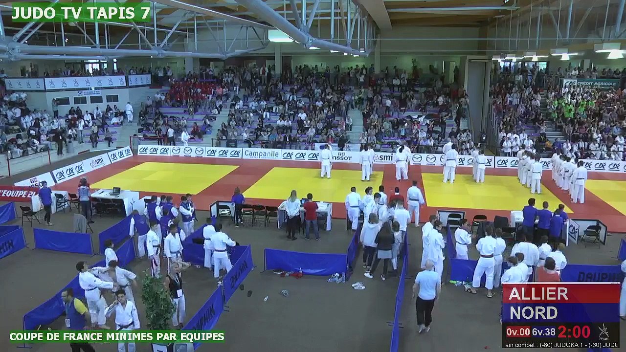 TAPIS 7 - COUPE DE FRANCE MINIMES PAR ÉQUIPES DE DÉPARTEMENTS - CEYRAT, 2016 - LIVE 8 (21)