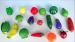 Learn the names of fruits and vegetables, cut fruit and vegetables with toy Velcro