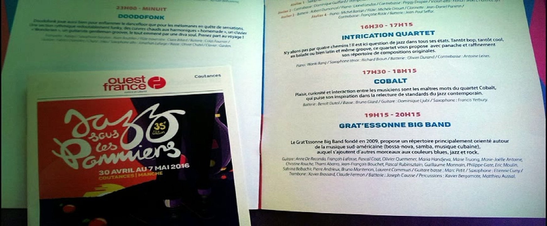 Gratt'Essonne Big Band "Dune", Jazz sous les pommiers, 7 mai 2016