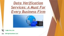 Data Verification Services: A Must For Every Business Firm
