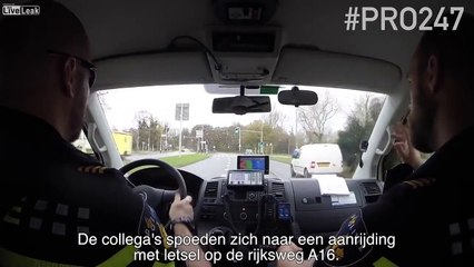 Comment la police allemande réconforte les enfants traumatisés par un accident de la route