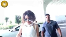KANGANA ,SANJAY DUTT,HUMA QHURESI & LAKSHMI SPOTTED AT AIRPORT