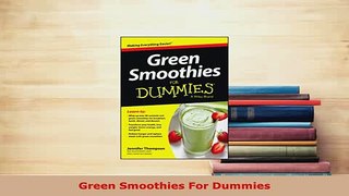 Download  Green Smoothies For Dummies PDF Online