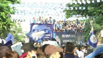 Leicester City Parades in Bangkok to Celebrate EPL Win