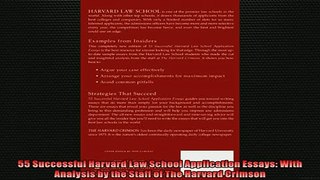 READ book  55 Successful Harvard Law School Application Essays With Analysis by the Staff of The  DOWNLOAD ONLINE