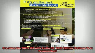 Free PDF Downlaod  Cracking the TOEFL iBT with Audio CD 2016 Edition College Test Preparation READ ONLINE