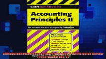 Free PDF Downlaod  CliffsQuickReview Accounting Principles II Cliffs Quick Review Paperback Bk 2 READ ONLINE