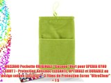 MUZZANO Pochette ORIGINALE Cocoon Vert pour XPERIA KYNO ( SONY ) - Protection Antichoc ELEGANTE