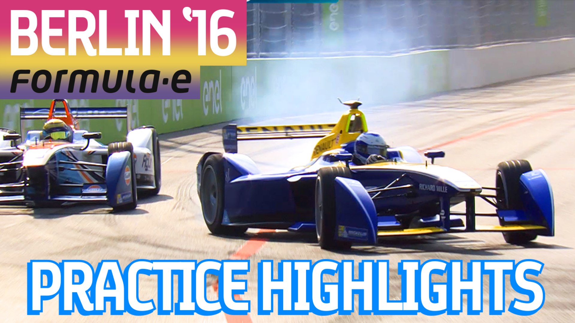 All-Action Berlin 2016 Free Practice Highlights - Formula E