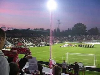 Polska - Węgry - 17 października 2007 Łódź -  hymn Polski