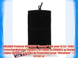MUZZANO Pochette ORIGINALE Cocoon Noir pour LG L3 / E400 - Protection Antichoc ELEGANTE OPTIMALE
