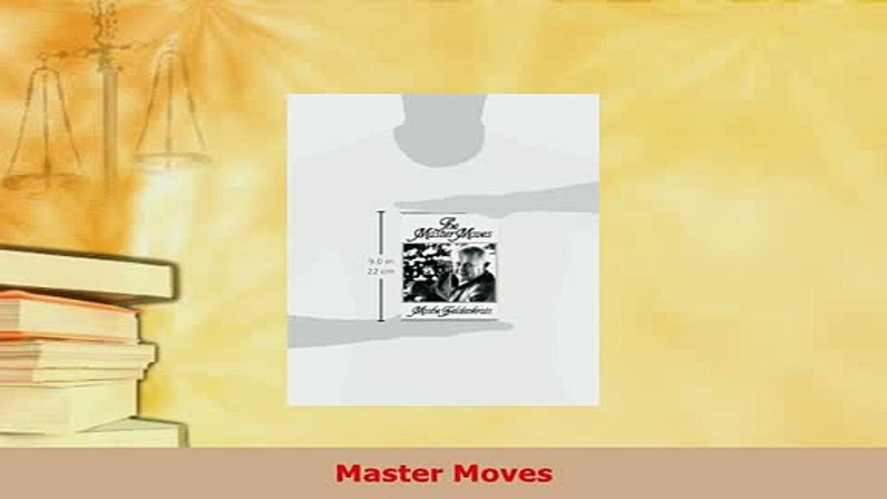PDF  Master Moves PDF Full Ebook