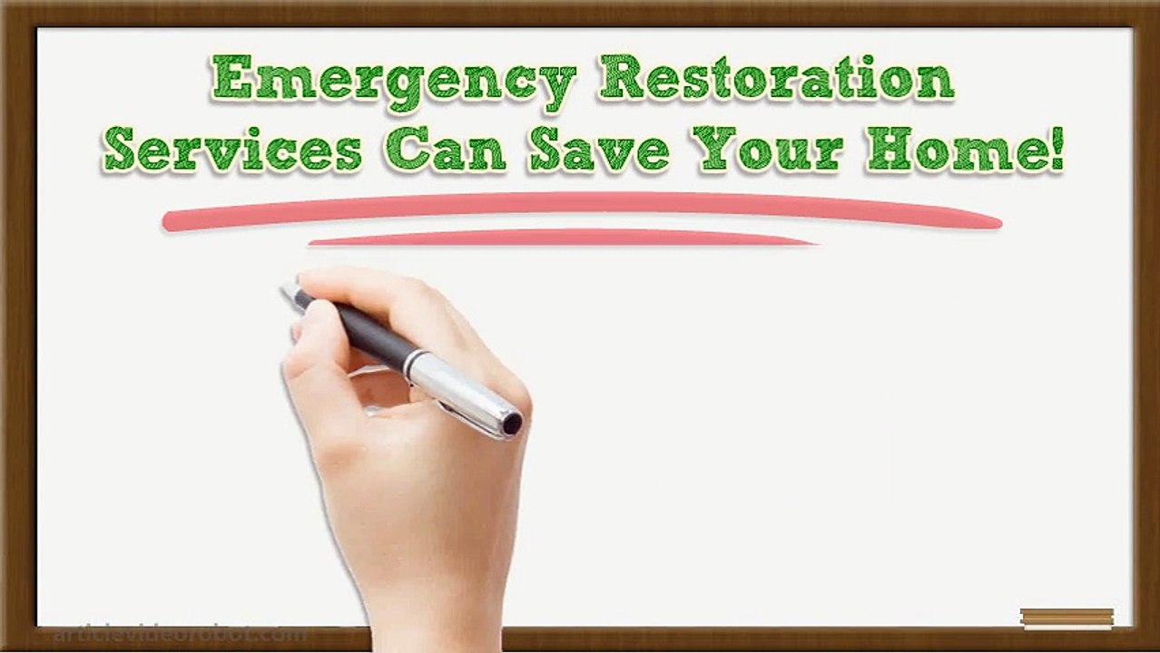 Emergency Restoration Services Can Save Your Home