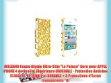 MUZZANO Coque Rigide Ultra-Slim Le Palace Dore pour APPLE IPHONE 4 de Qualité Supérieure ORIGINALE