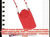 MUZZANO Pochette ORIGINALE CityPoche Premium Corail pour SAMSUNG GALAXY S3 MINI ( I8190 ) -