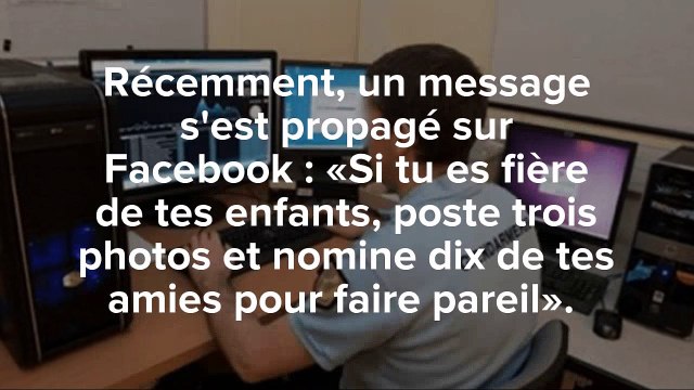La Gendarmerie met en garde contre les photos d'enfants sur Facebook