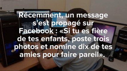 La Gendarmerie met en garde contre les photos d'enfants sur Facebook