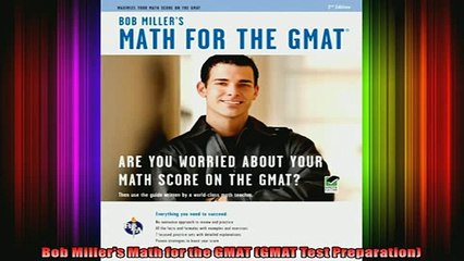 READ book  Bob Millers Math for the GMAT GMAT Test Preparation  FREE BOOOK ONLINE