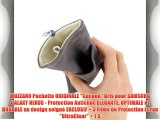 MUZZANO Pochette ORIGINALE Cocoon Gris pour SAMSUNG GALAXY NEXUS - Protection Antichoc ELEGANTE