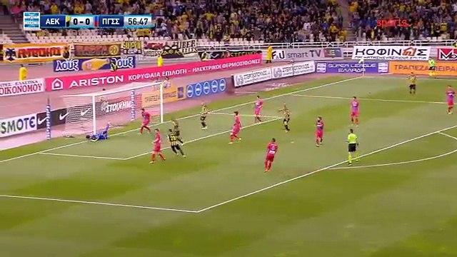 2η Αγ. Playoff 2015-16 ΑΕΚ - ΠΑΝΙΩΝΙΟΣ 1-0