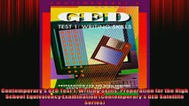 READ book  Contemporarys GED Test 1 Writing Skills Preparation for the High School Equivalency  BOOK ONLINE