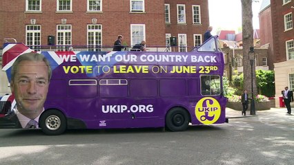 UKIP's Farage launches referendum bus tour to leave EU