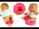 Baby Doll Eating Food Baby Doll Potty Training and Baby Alive Toys Video
