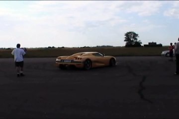 Guy Drifting With Koenigsegg CCR