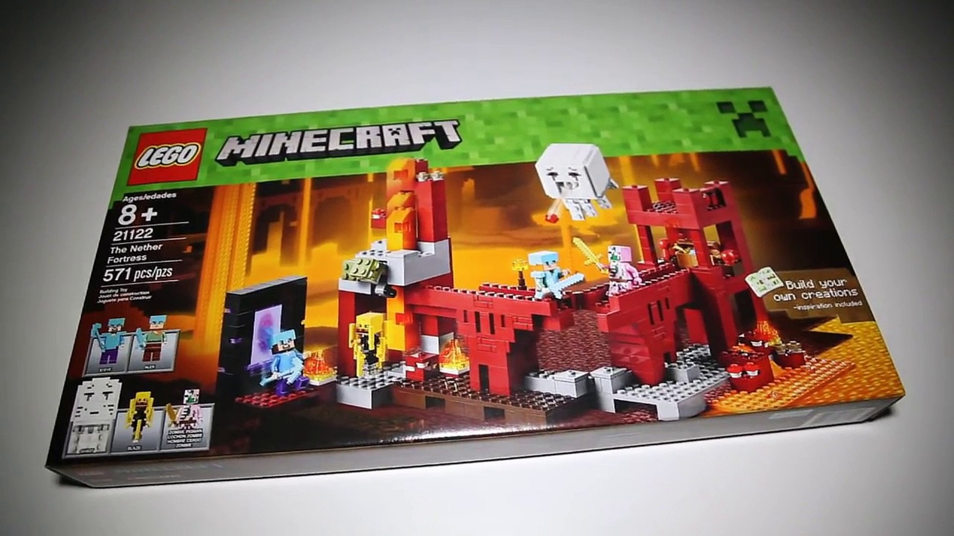 lego minecraft the nether fortress 21122