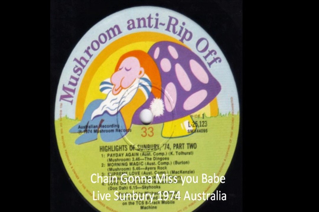 Chain "Gonna Miss you Babe" Live Sunbury 1974 Australia