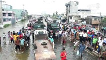 Floodwaters swamp Sri Lanka after torrential rains