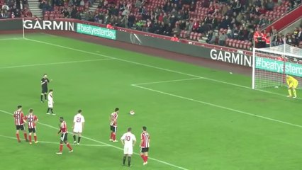 Kelvin Davis' 11 year old son with a stunning penalty