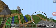 SEED COM VILA E COM BIOMA E PICOLOS DE GELO NO MINECRAFT PE 0.14.3