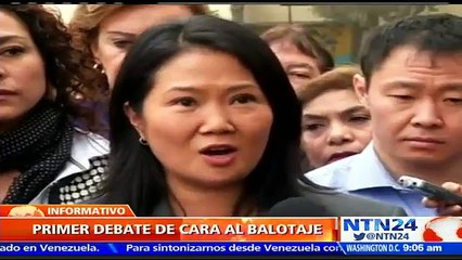 Keiko Fujimori y Pedro Pablo Kuczynski se preparan para primer debate previo al balotaje en Perú