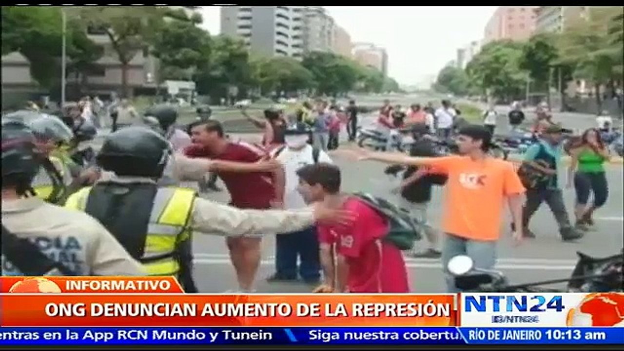 ONG asegura que ha aumentado la represión por parte de cuerpos policiales y militares durante manifestaciones en Venezuela