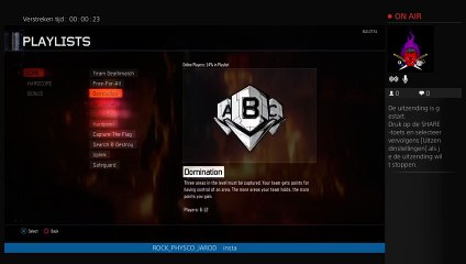 Live PS4-uitzending van rock_physco   Bo3 dutch