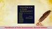 Read  Handbook of Pain Assessment Second Edition Ebook Free