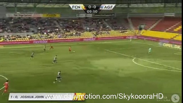 Joshua John Goal - FC Nordsjaelland 1-0 AGF Århus 21.5.2016 - Denmark SuperLiga