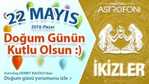 DOĞUM GÜNÜN KUTLU OLSUN SEVGİLİ İKİZLER Bugün 22 Mayıs 2016 :)