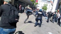 Policier lynché par les manifestants à Nantes (03/05/2016)