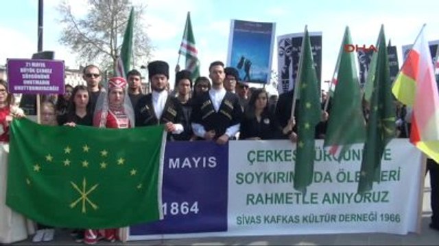 Sivas - Çerkezler, Sürgünün Yıldönümünde Sessiz Yürüyüş Yaptı